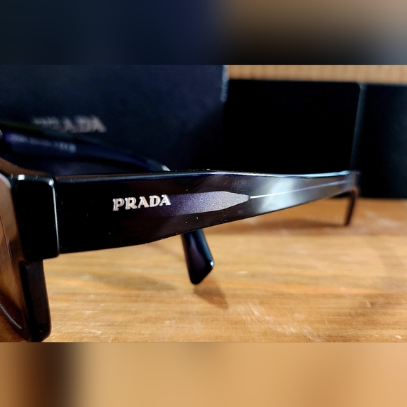 NEW Prada PR 19WSF Crystal Blue Sunglasses - Picture 5 of 10